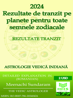 cover image of Rezultatele Tranzitului Planetelor 2024 pentru toate semnele zodiacale (Romanian)